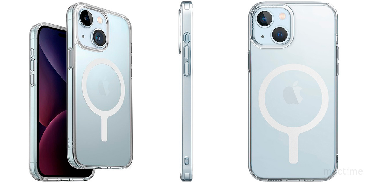 Прозрачный Чехол Uniq Lifepro Xtreme AF Frost для iPhone 15 с MagSafe